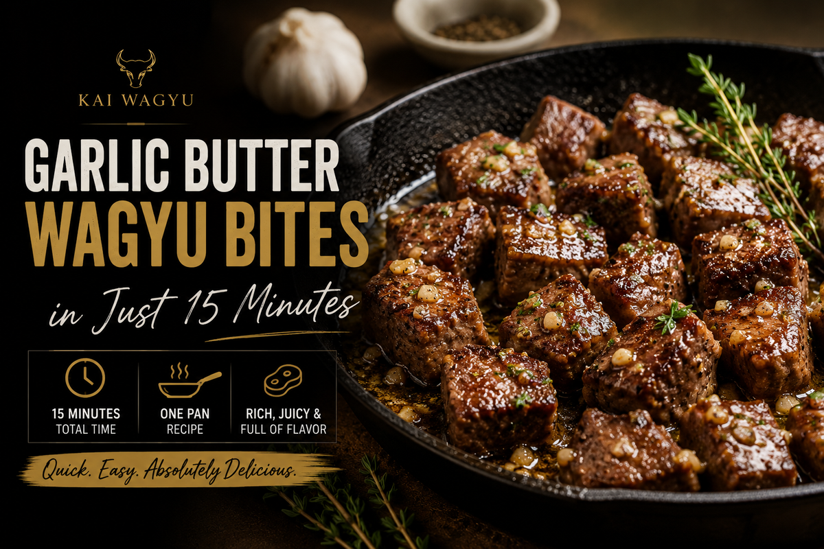 These Garlic Butter Wagyu Bites Are Ready in Just 15 Minutes