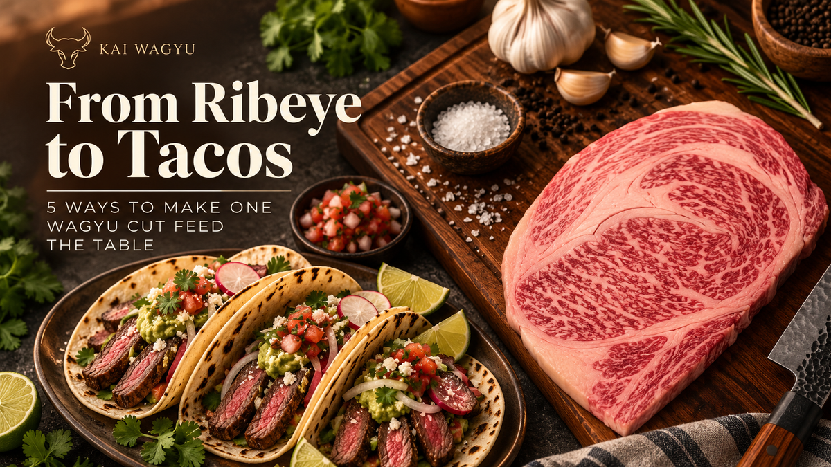 From Ribeye to Tacos 5 Ways to Make One Wagyu Cut Feed the Table