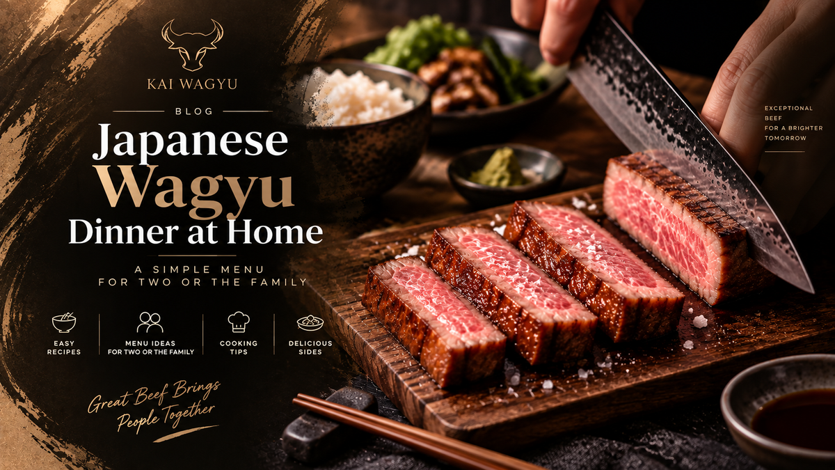Japanese Wagyu Dinner at Home A Simple Menu for Two or the Family