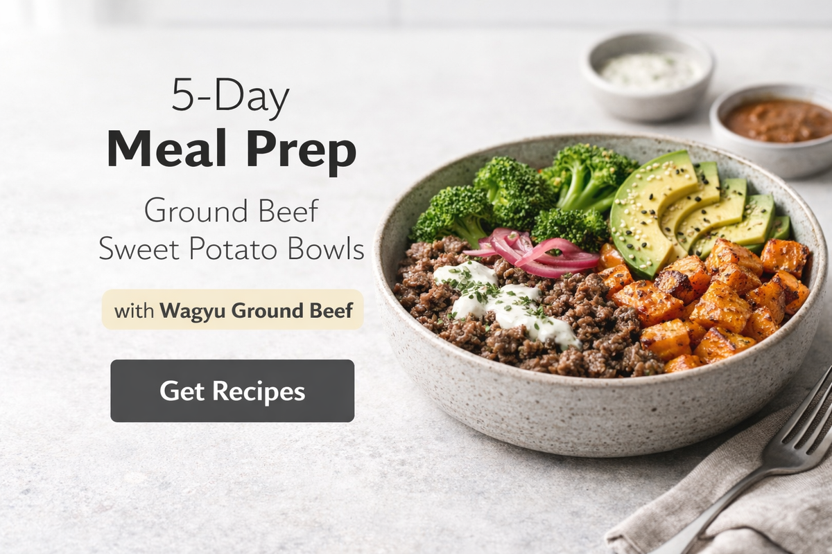 5-Day Meal Prep with Ground Beef & Sweet Potato Bowls