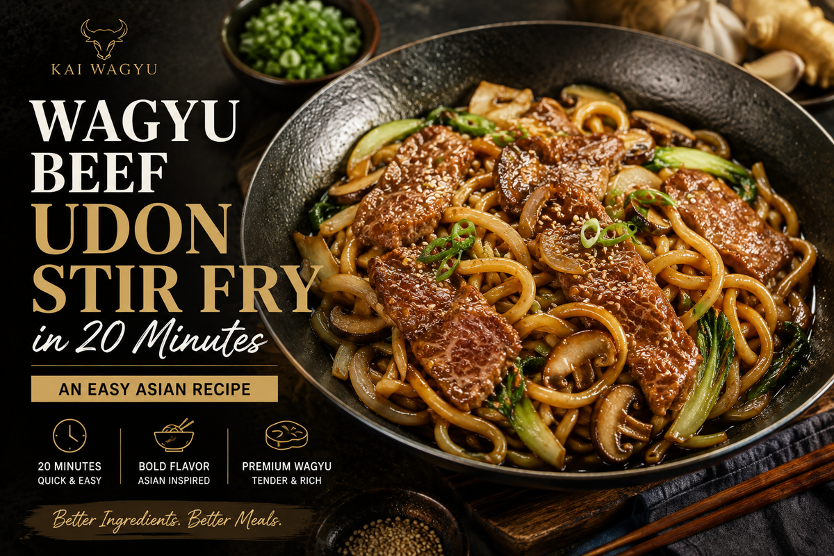 Wagyu Beef Udon Stir Fry in 20 Minutes An Easy Asian Recipe