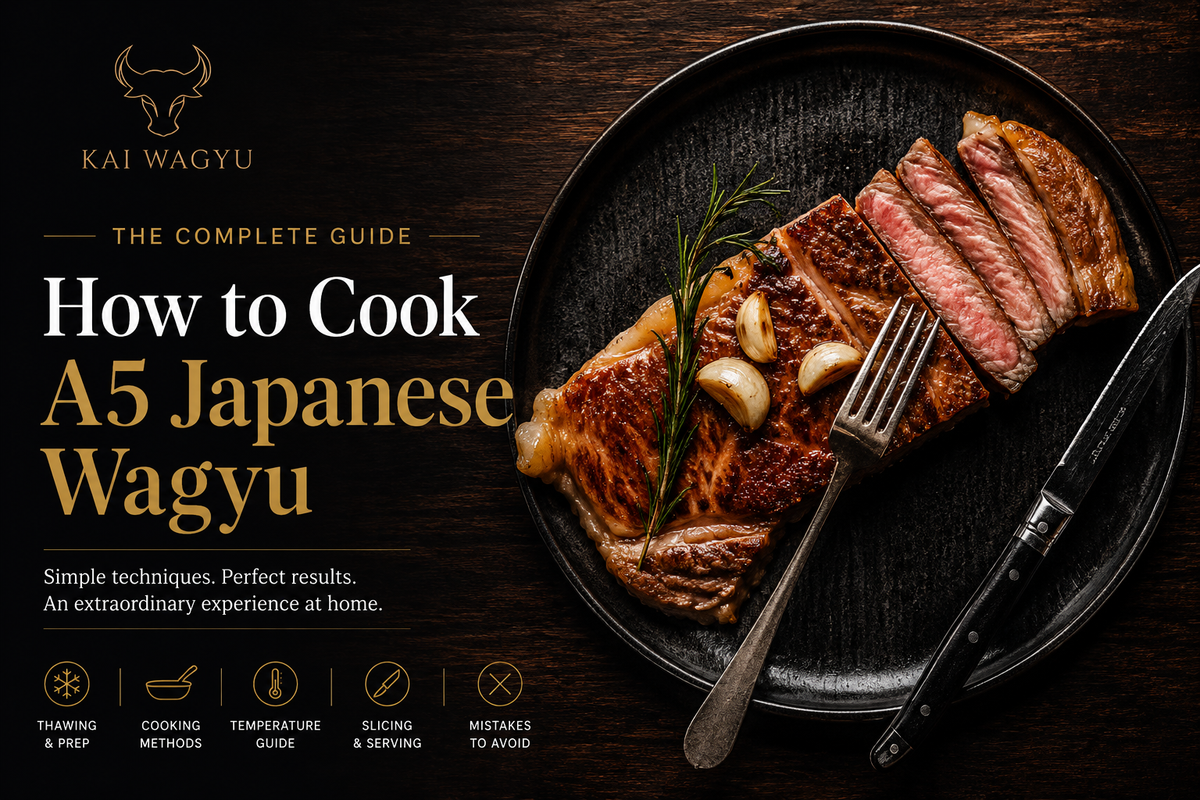 How to Cook A5 Japanese Wagyu