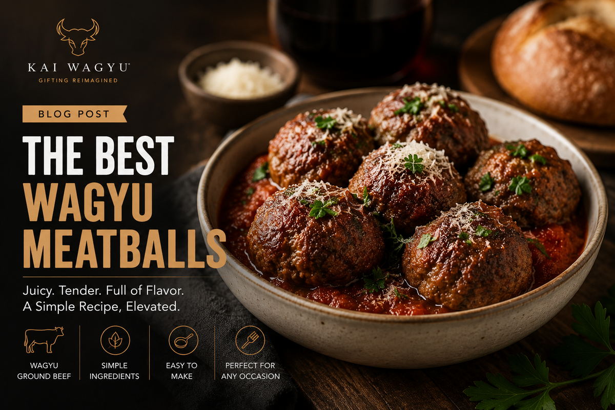 The Best Wagyu Meatballs You'll Ever Make at Home
