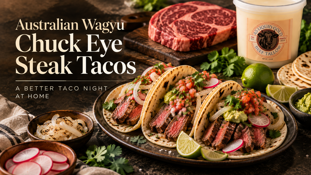Australian Wagyu Chuck Eye Steak Tacos A Better Taco Night at Home