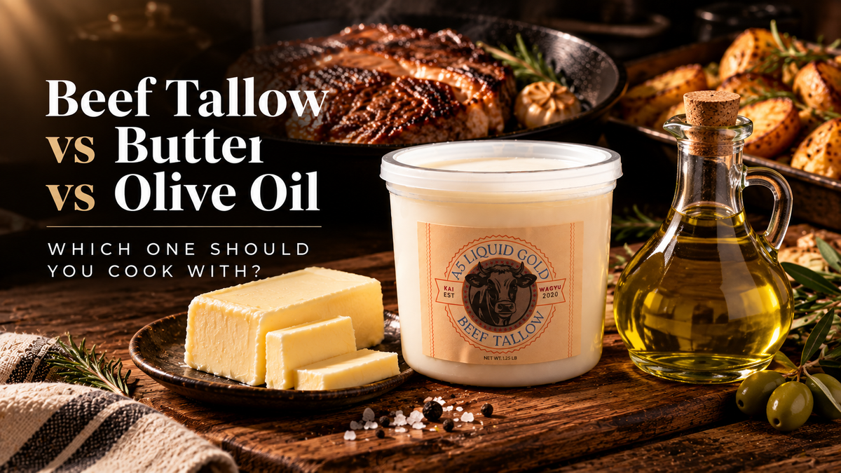 Beef Tallow vs Butter vs Olive Oil Which One Should You Cook With?