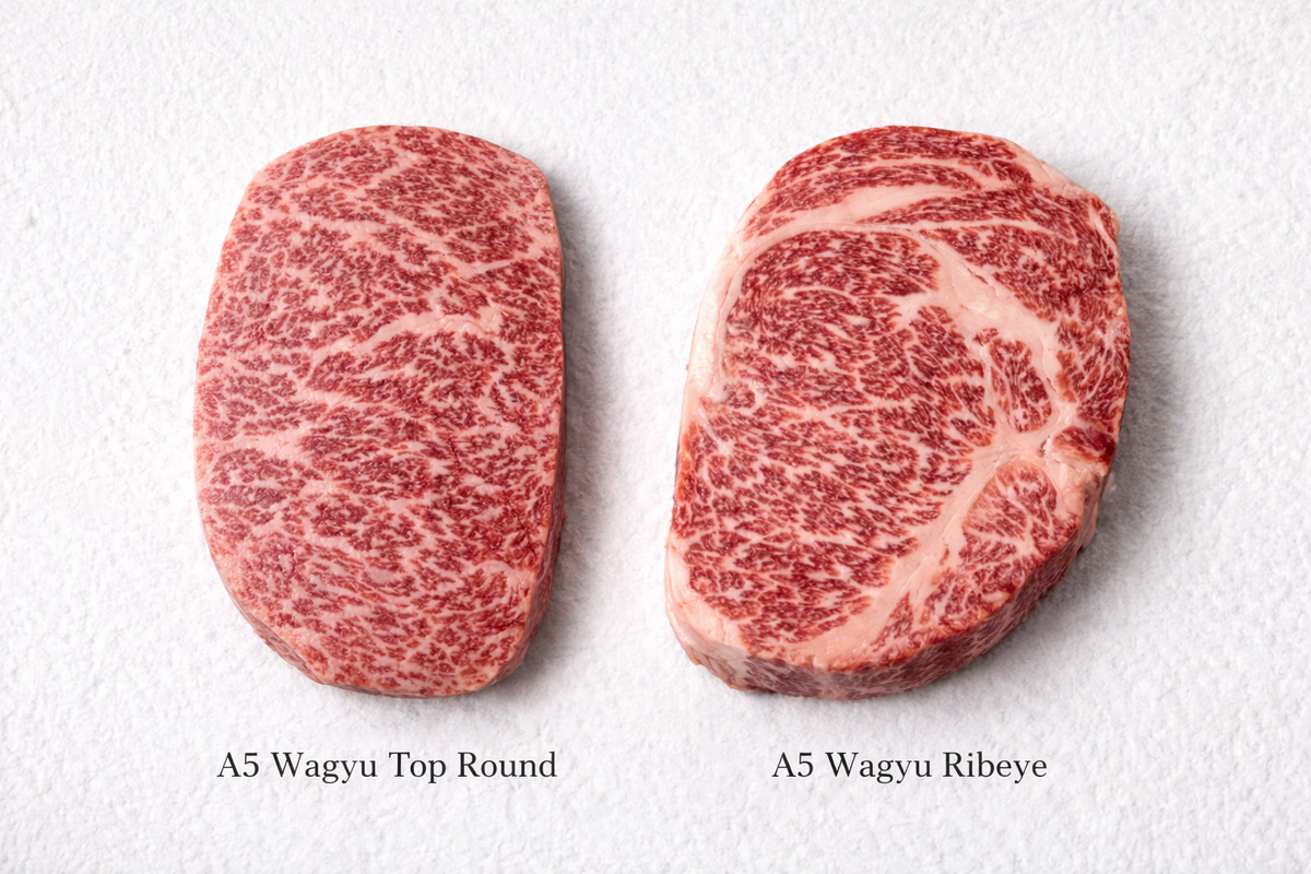 A5 Wagyu Top Round vs Wagyu Ribeye: Which One Should You Choose? - Kai Wagyu