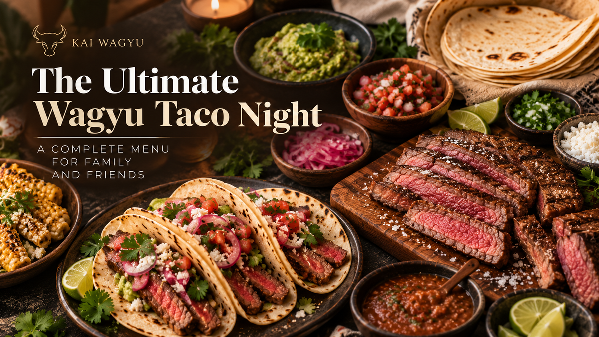 The Ultimate Wagyu Taco Night A Complete Menu for Family and Friends