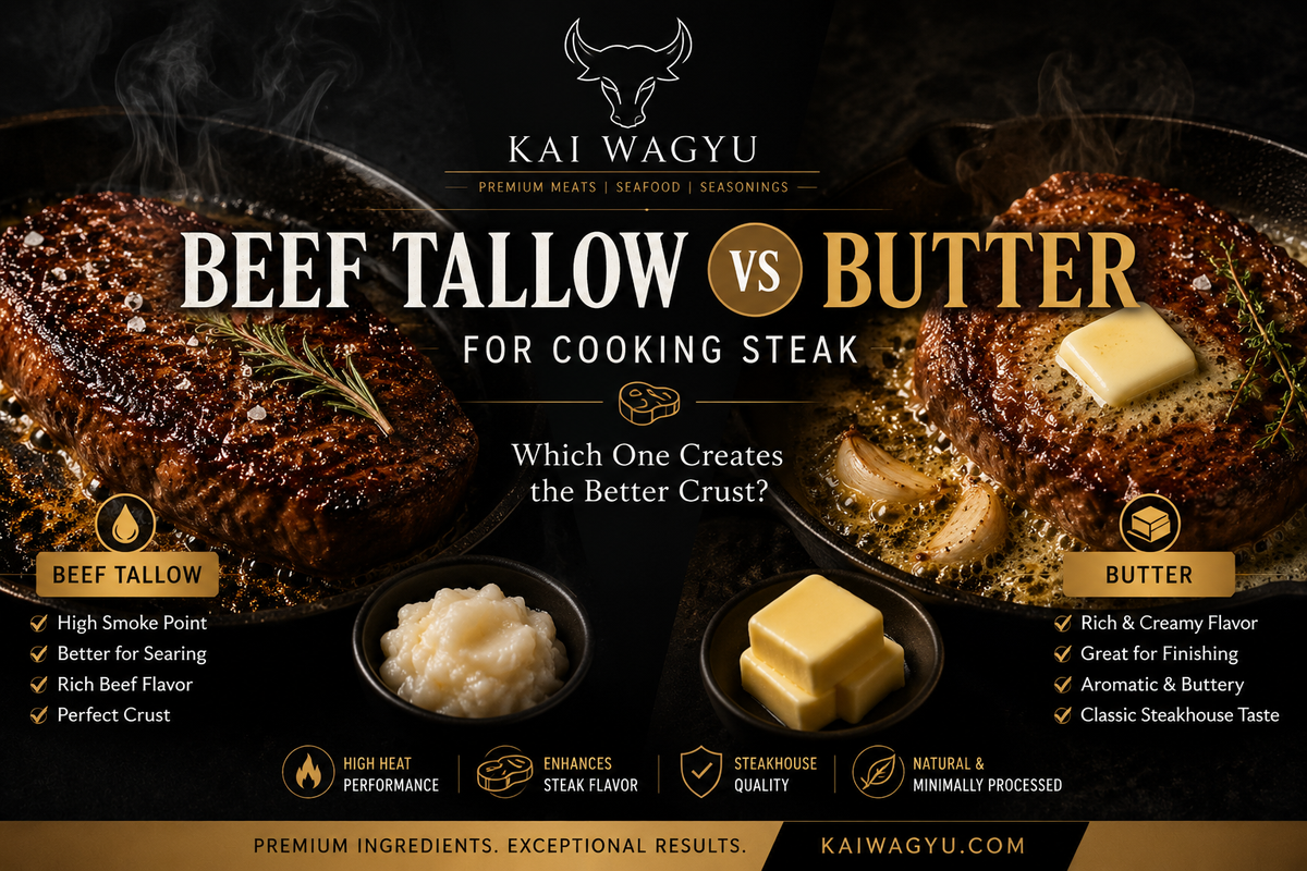 Beef Tallow vs Butter for Cooking Steak: Which One Creates the Better Crust?