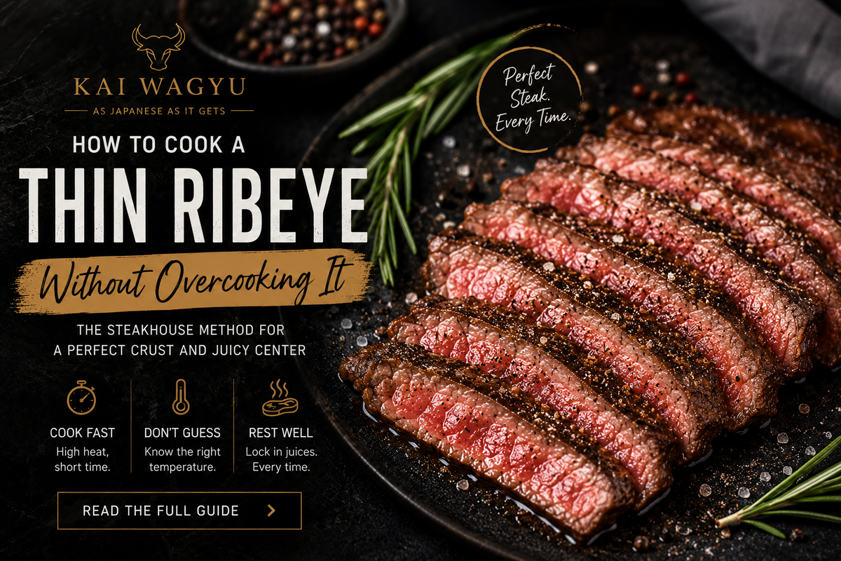 How to Cook a Thin Ribeye Without Overcooking It