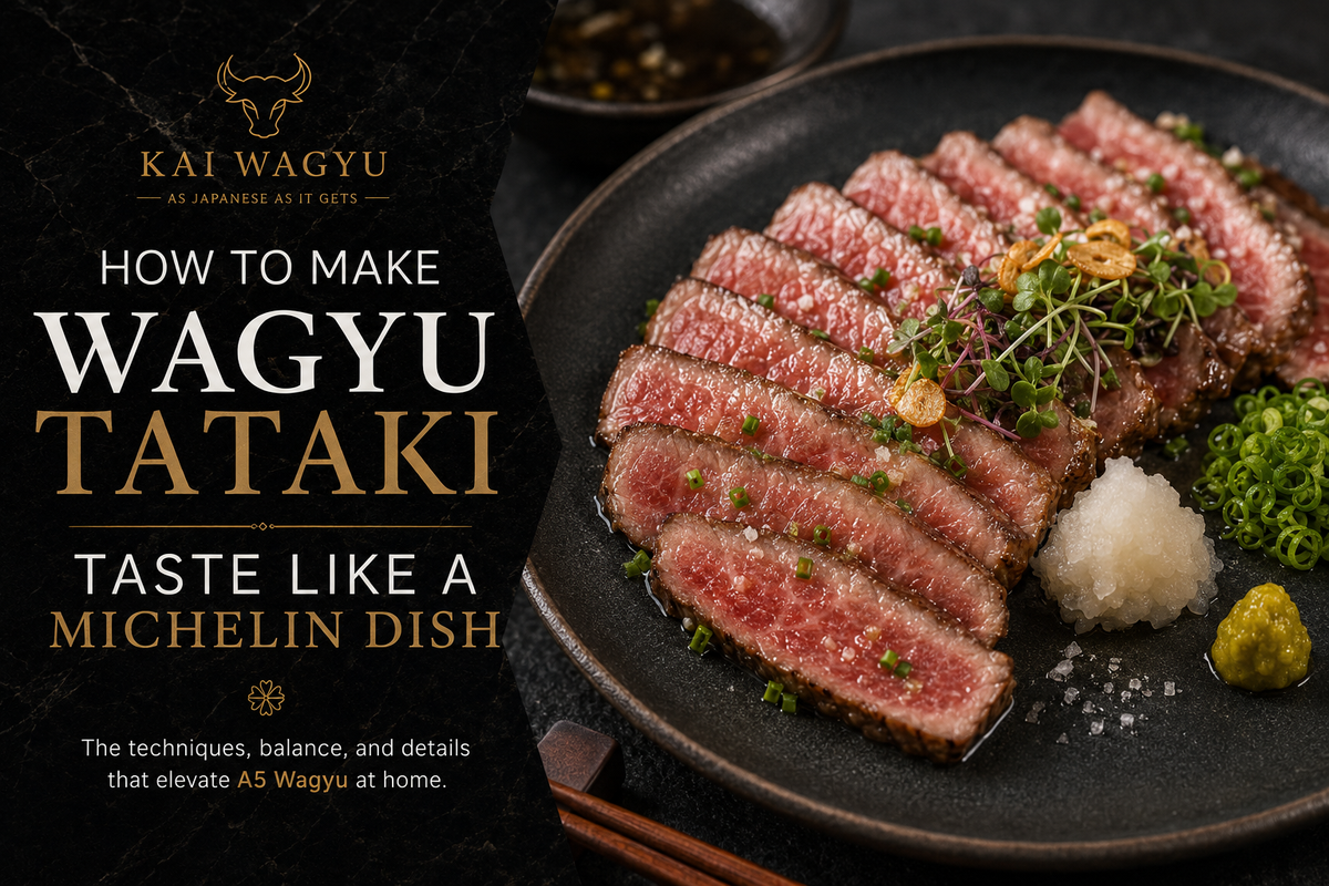 How to Make Wagyu Tataki Taste Like a Michelin Dish