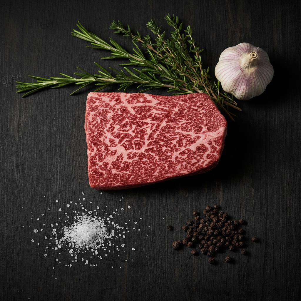 A5 Japanese Wagyu Top Sirloin Tip Steak 8oz