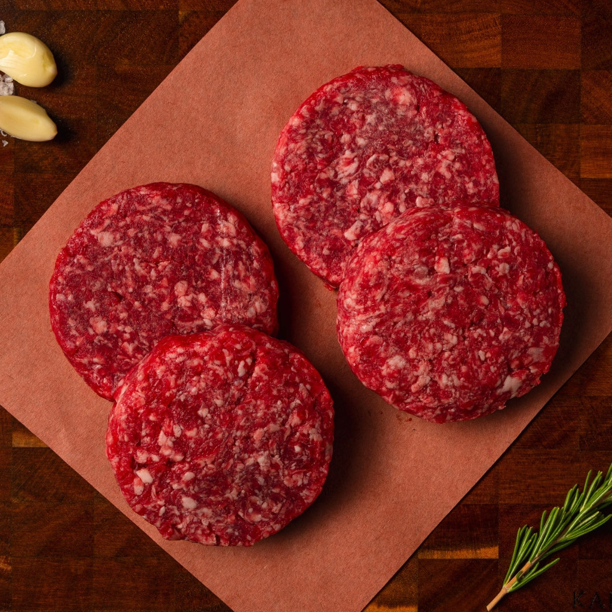 A5 Japanese Wagyu Burger Patties 1lb (4 Pack)