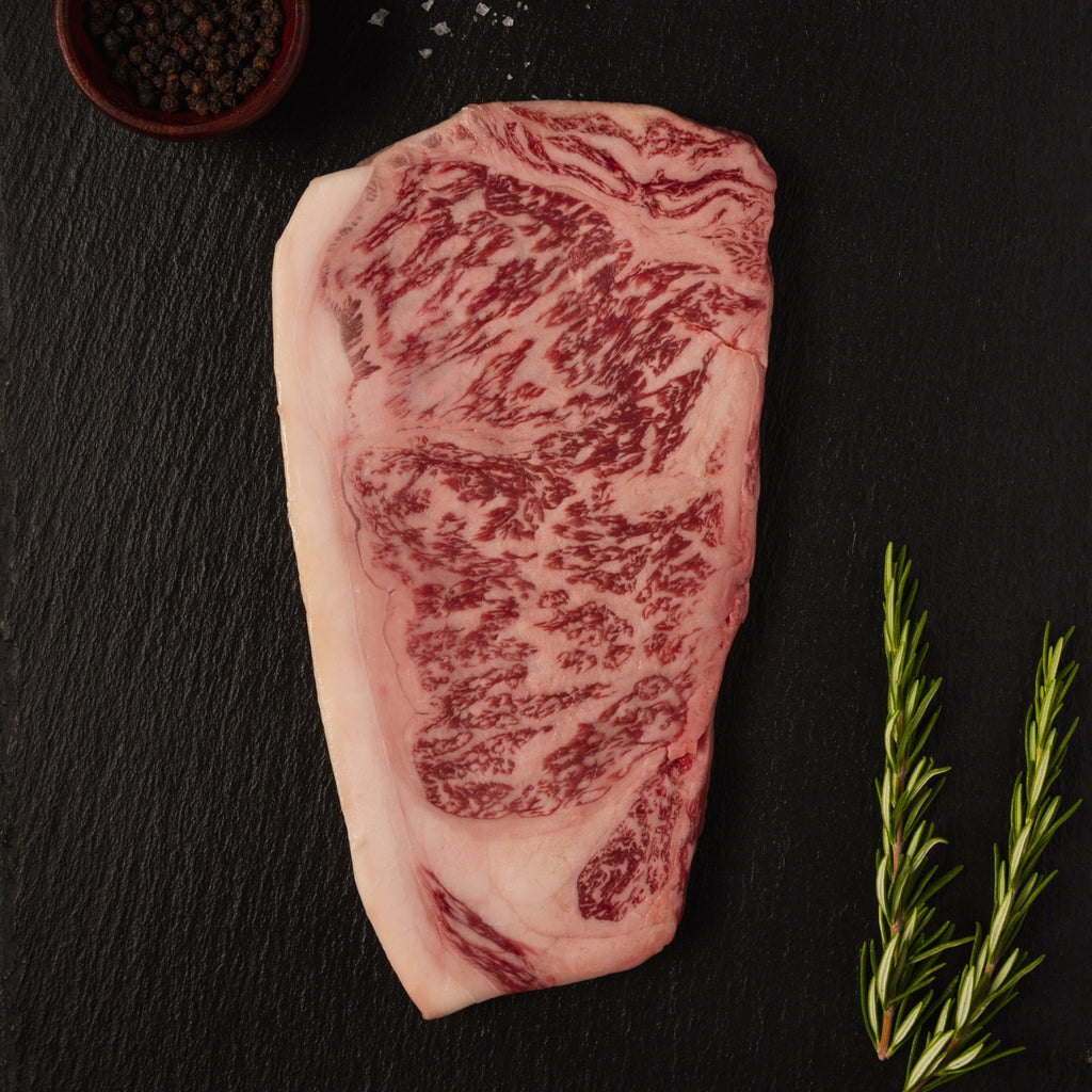 Certified Kobe Beef | A5 Japanese Wagyu NY Strip Steak 12oz