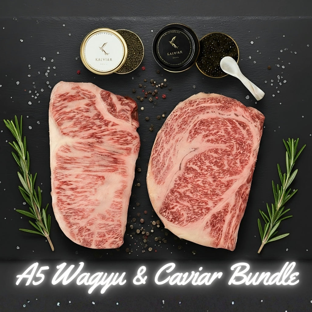 A5 Wagyu and Caviar Bundle
