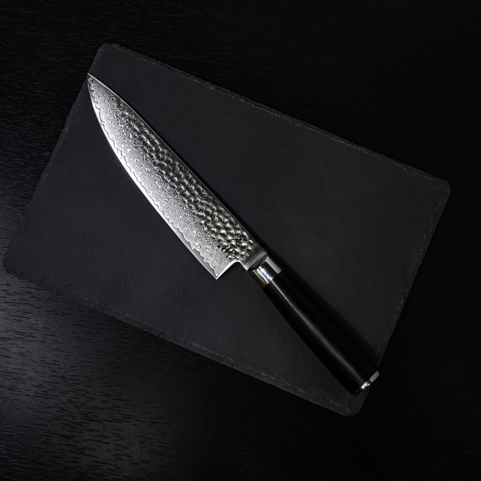 Katsuki Damascus Mirrored Chef's Knife 8" Gyuto