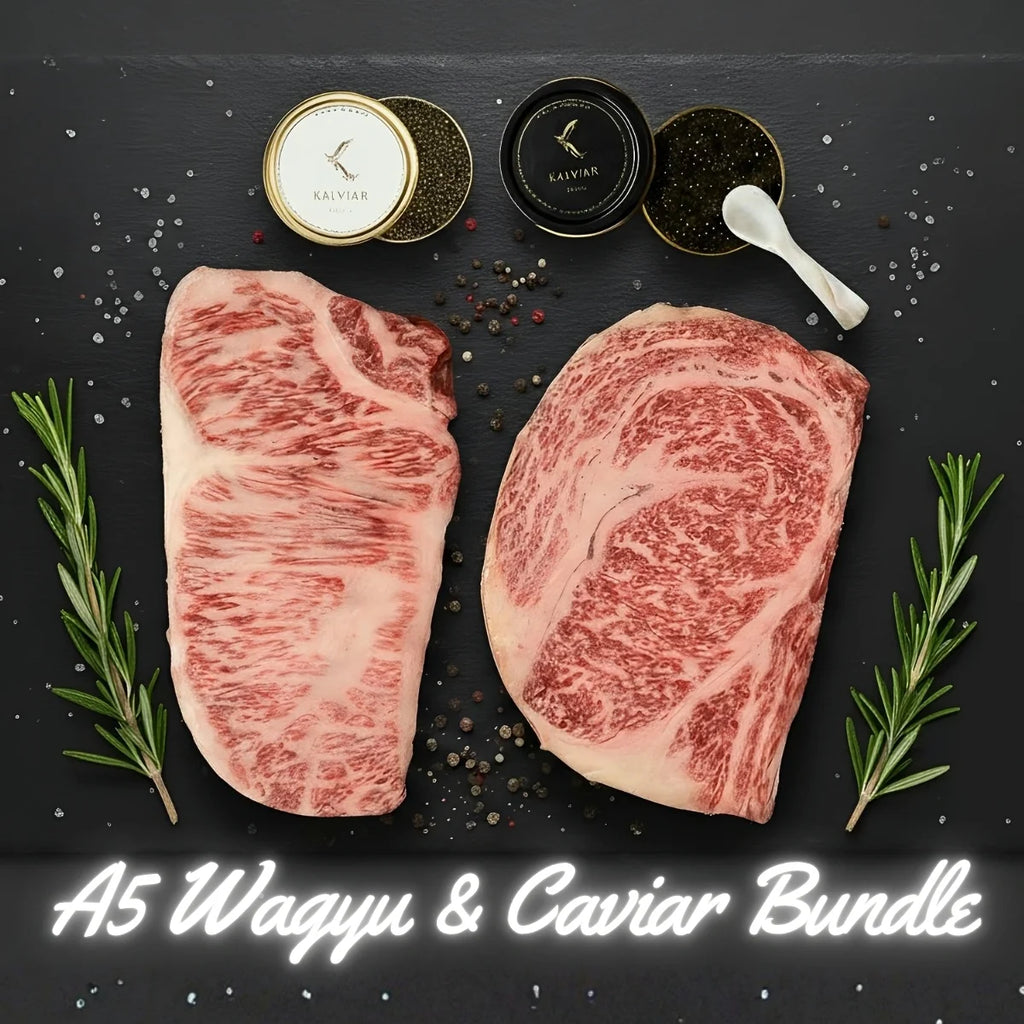 A5 Japanese Wagyu and Caviar Bundle